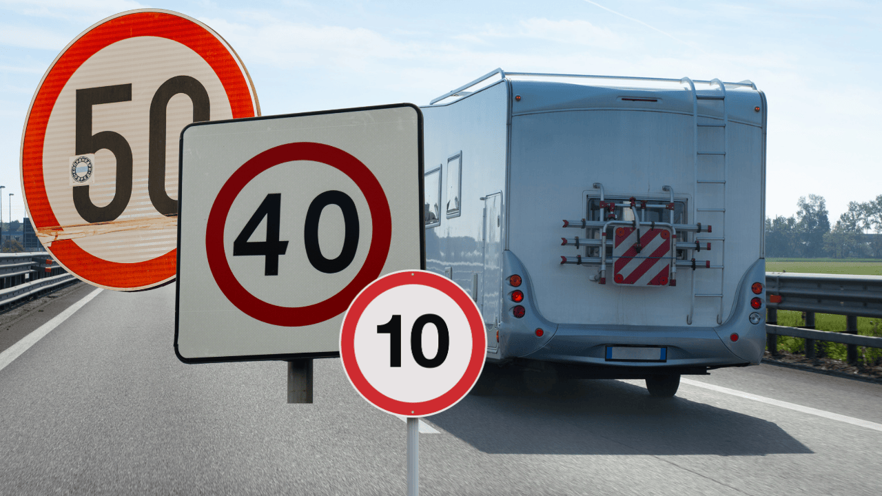 Geschwindigkeitsbegrenzungen für Wohnmobile in Europa