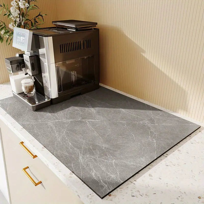 Abtropfmatte "Marmor" schnell trocknend für Wohnmobil