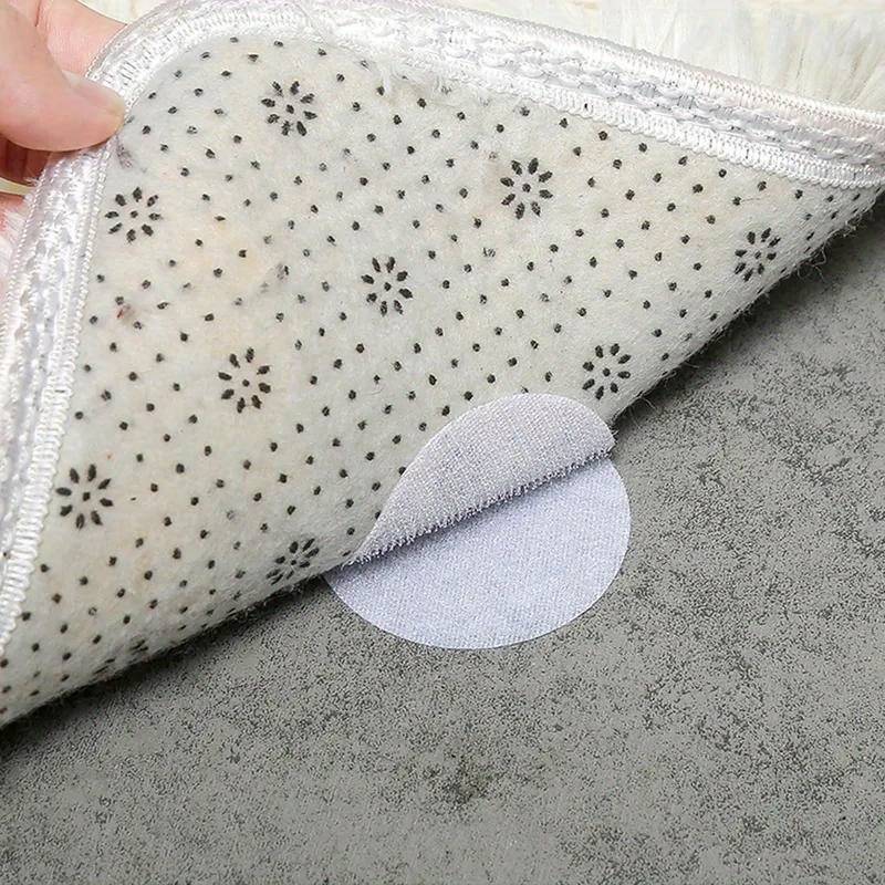 Antirutsch Klebepads mit Klett für Teppiche und Matten 10 Stück