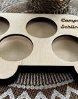 Camper Schlingel Schnapsträger für 4 Gläser
