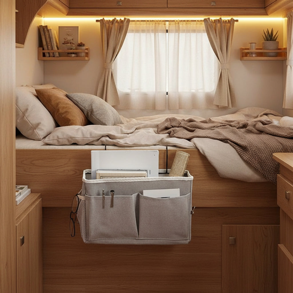 aufbewahrung campervan Wohnmobil Organizer Hängetasche aus Baumwolle und Leinen