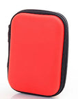 Kopfhörer Tasche Schutztasche Etui Case Cover Hülle für Headphones, Karten & Zubehör in rot