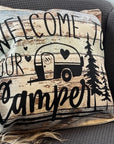 KISSENBEZUG Wohnmobil DEKO: Welcome to our Camper