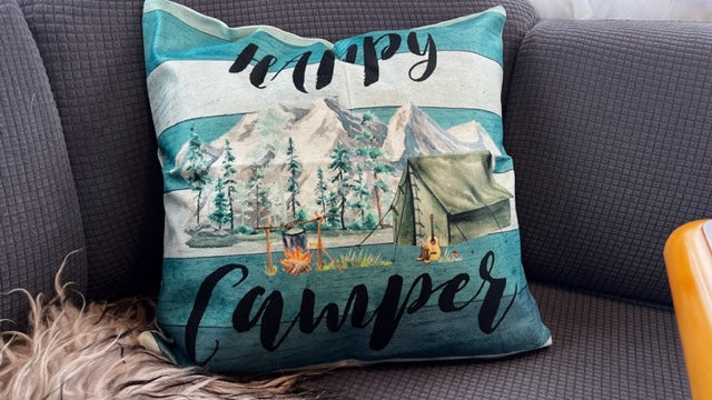 Kissenbezug Wohnmobil: Happy Camper