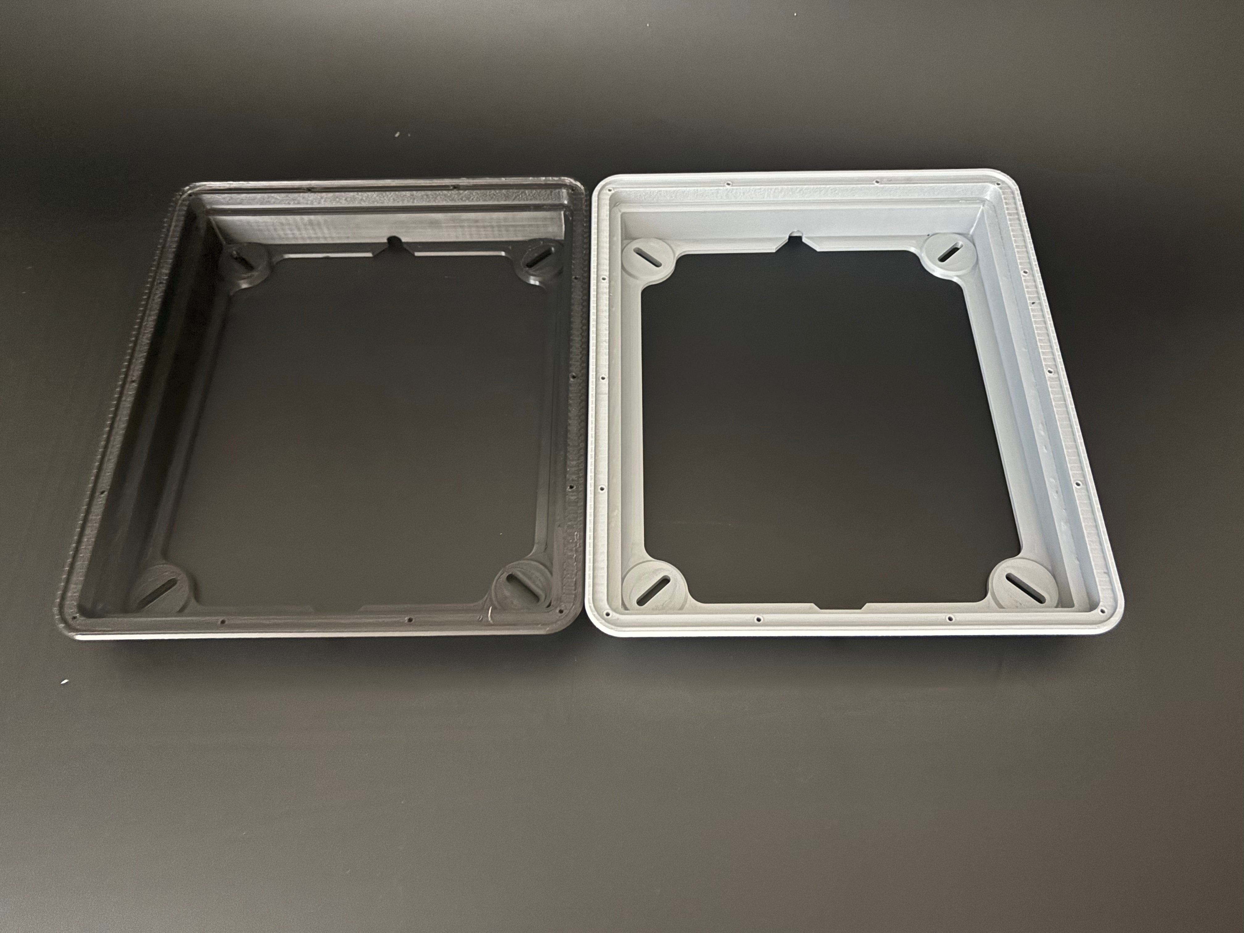 Starlink Mini Halterung mit Plexiglasscheibe & Spoiler für Wohnmobil Dach