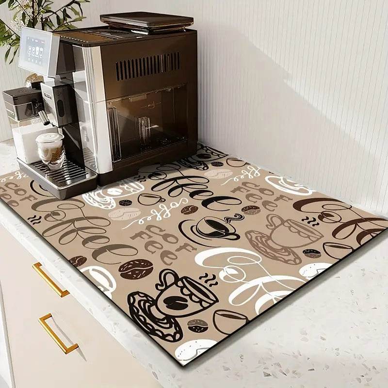 Abtropfmatte "Coffee" schnell trocknend fürs Wohnmobil