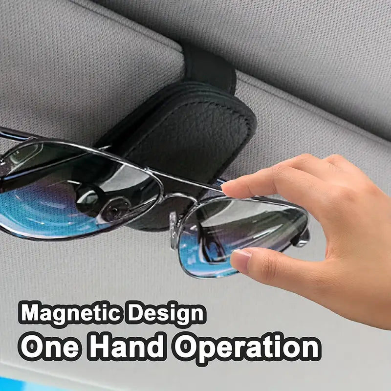 Magnetischer Halter für Sonnenbrillen für Sonnenblende-2