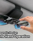 Magnetischer Halter für Sonnenbrillen für Sonnenblende-2