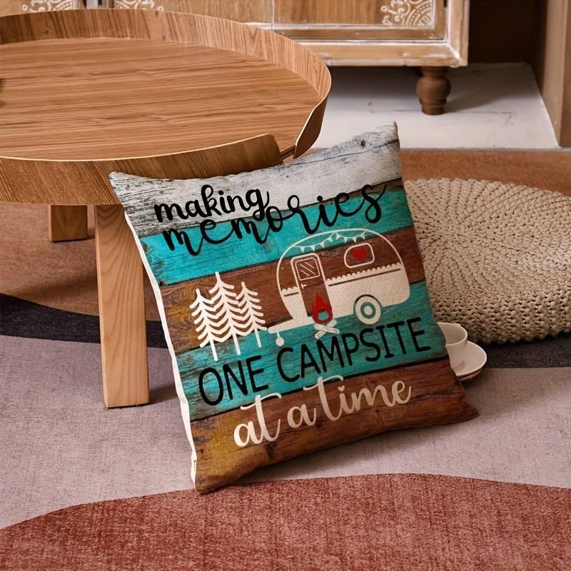 Making Memories one Campsite at a Time Kissenbezug - Camper Van Wohnmobil Dekor Shop | Inselcamper