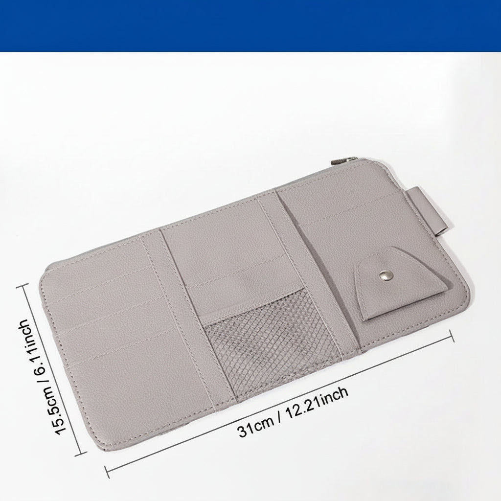 sonnenbrille im auto aufbewahren Organizer für Auto/Camper Sonnenblende, Sonnenbrillen Halter, Kartenha