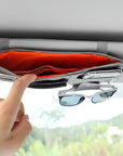 Organizer für Auto/Camper Sonnenblende, Sonnenbrillen Halter, Kartenhalter an Sonnenblende angebracht