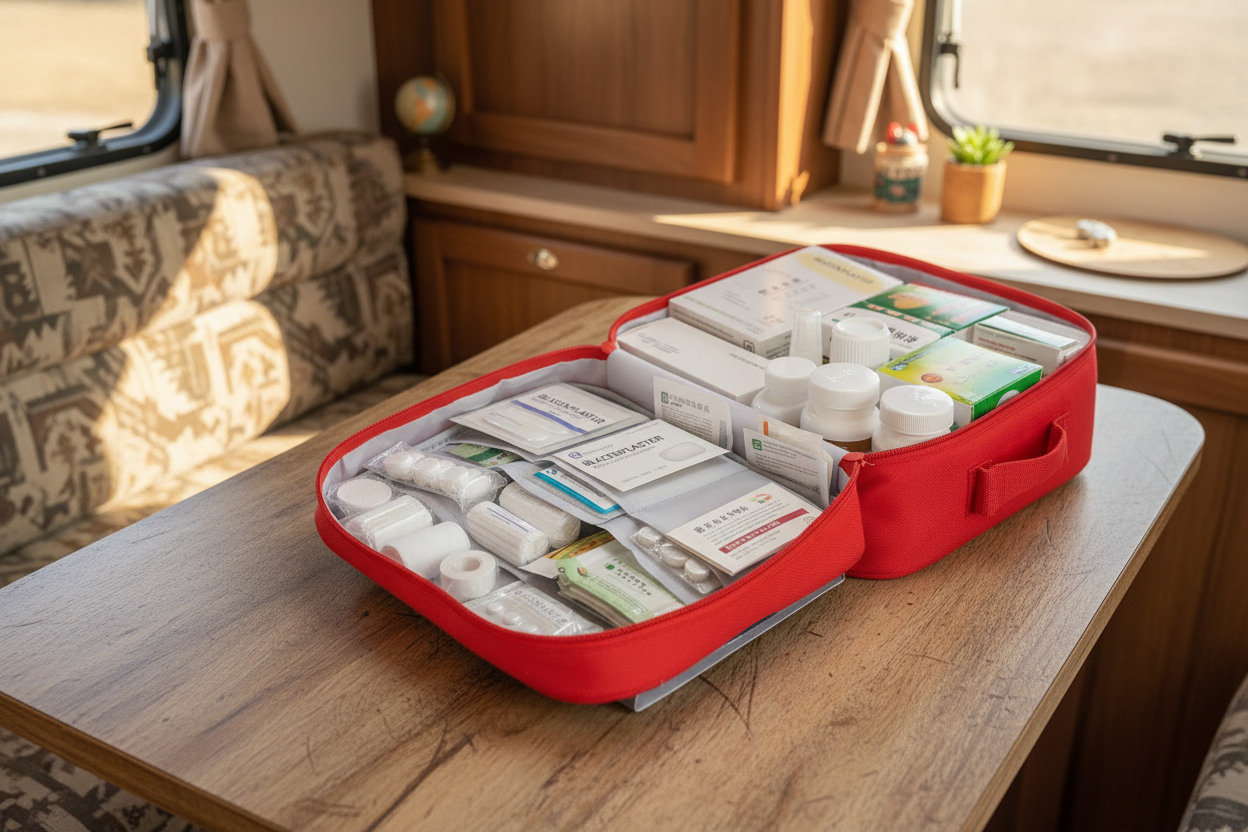 reiseapotheke aufbewahrung 3-er Set Medikamententasche, Reiseapotheke Tasche Wasserdicht, Groß &