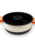 RoadClips - orange Hitzeschutz für Roadbaker am Ofen ohne Deckel
