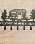 Schlüsselhalter für Wand Happy Camper - cooles Geschenk-2
