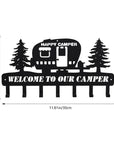 Schlüsselhalter für Wand Happy Camper - cooles Geschenk