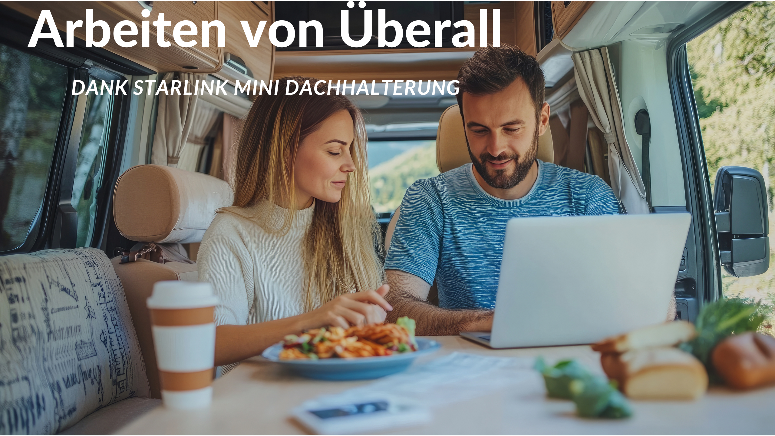 Starlink Mini Halterung Wohnmobil Dach Arbeiten überall