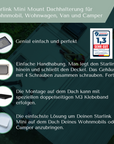 Starlink Mini Halterung Wohnmobil Dach Detailliert