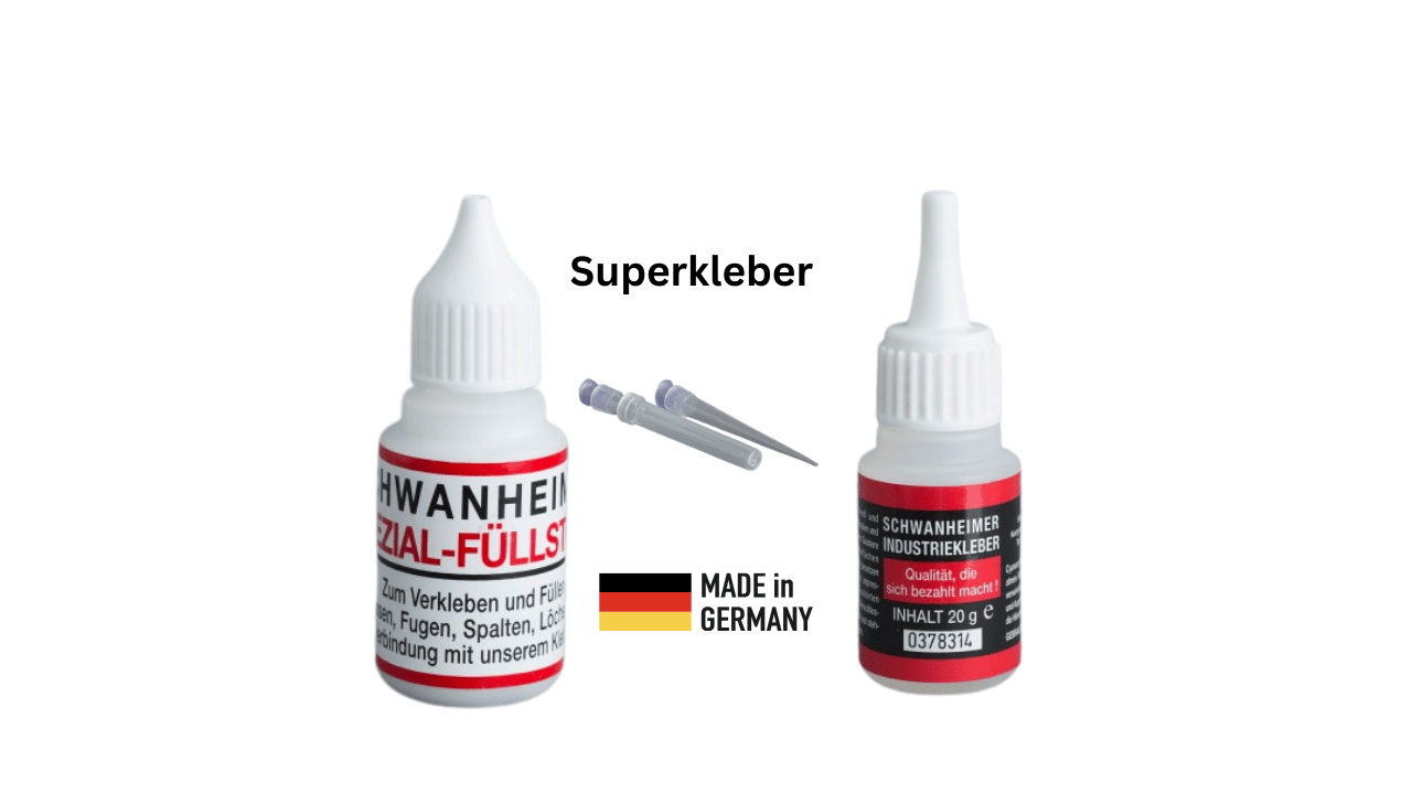 Superkleber Schwanheimer Industriekleber Nr. 100 / 10g + Spezial-Füllstoff 30g Set