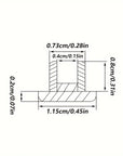 Gummipfropfen Wohnmobil Gasherd Stöpsel Gummi 5