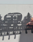 Schlüsselhalter für Wand Happy Camper - cooles Geschenk