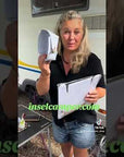 Wohnmobil Filz Organizer Körbchen Box 3er Set grau Video