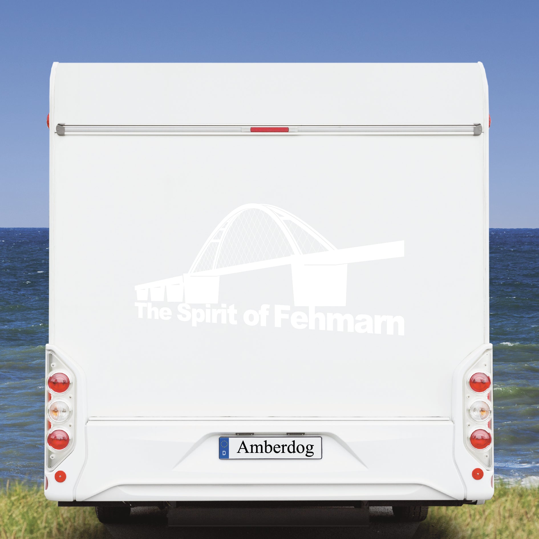 aufkleber camper Wohnmobil Aufkleber: The Spirit of Fehmarn kaufen