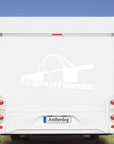 Wohnmobil Aufkleber: The Spirit of Fehmarn-weiss