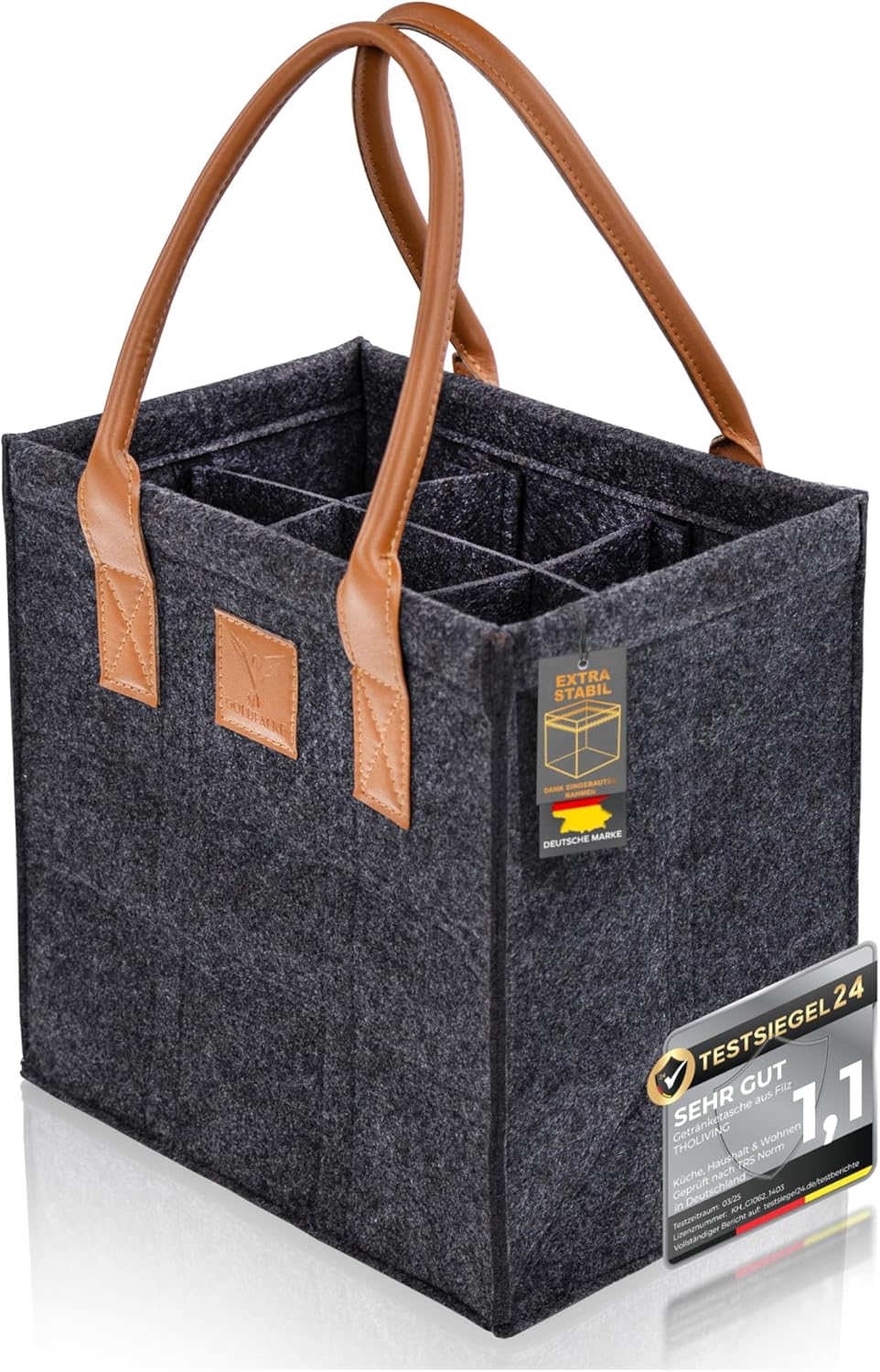 Camping Flaschenträger aus Filz