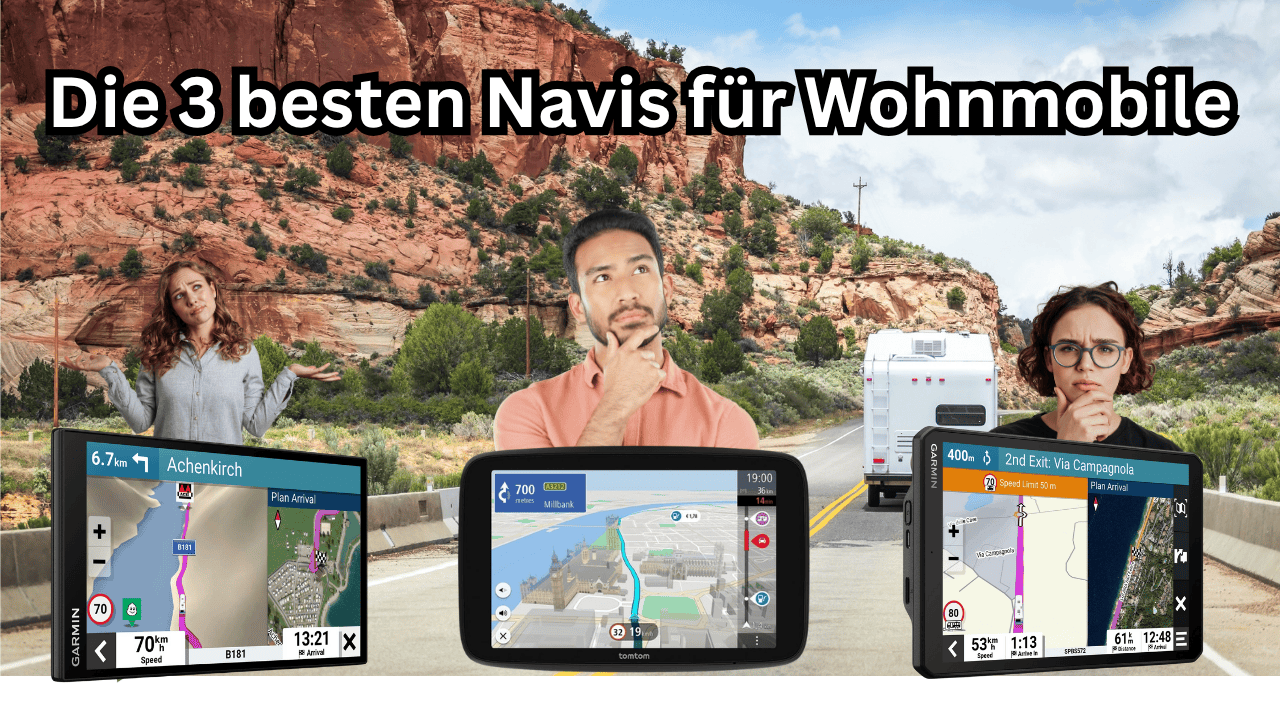 Die 3 besten Navis für Wohnmobile