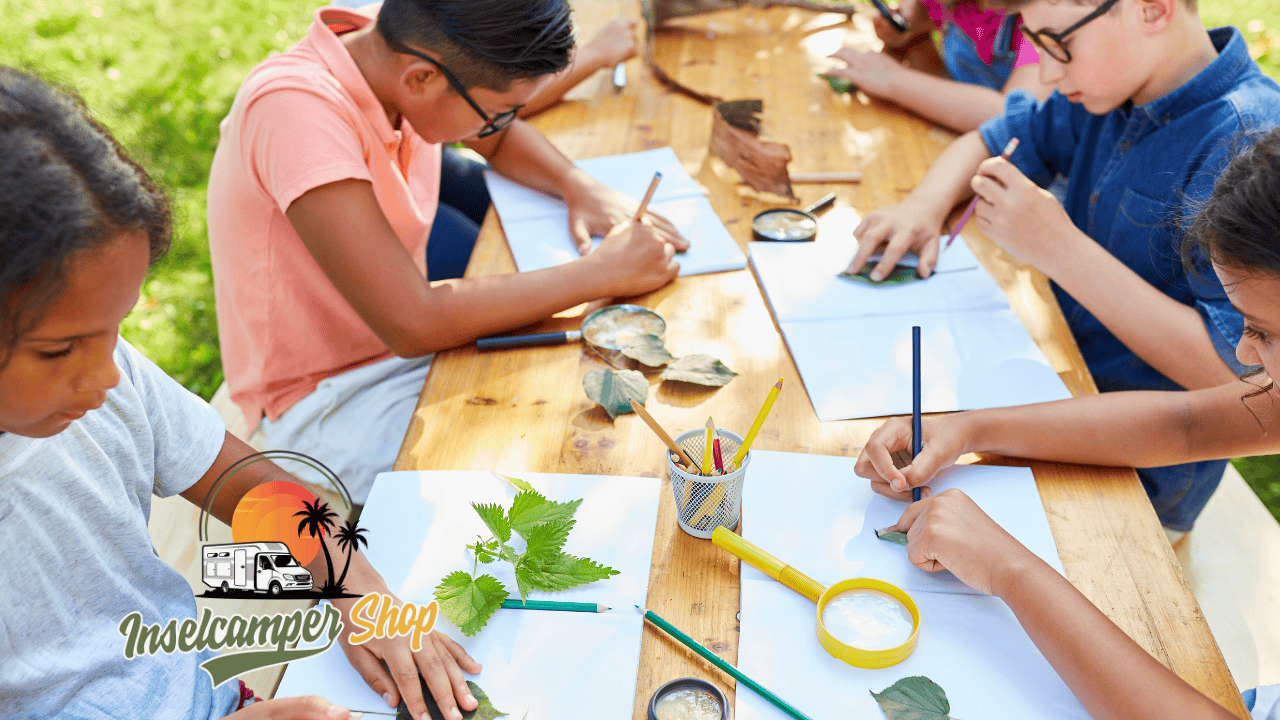 Freizeitaktivitäten beim Campen