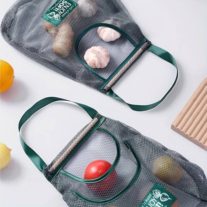 Gemüse Obst Aufbewahrungstasche aus Mesh Organizer Wohnmobil