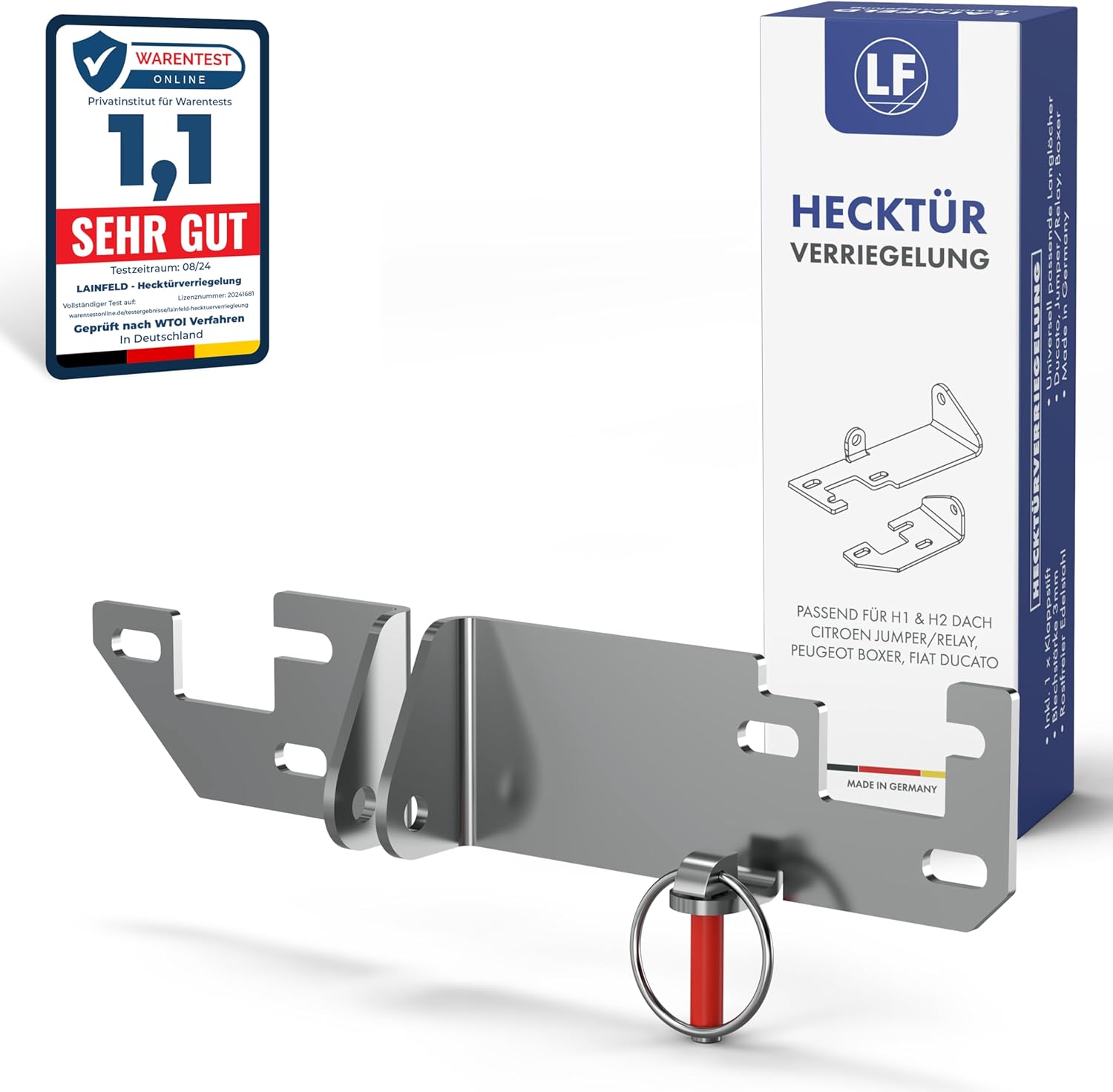 Hecktürverriegelung für FIAT Ducato & Citroën Jumper Kastenwagen