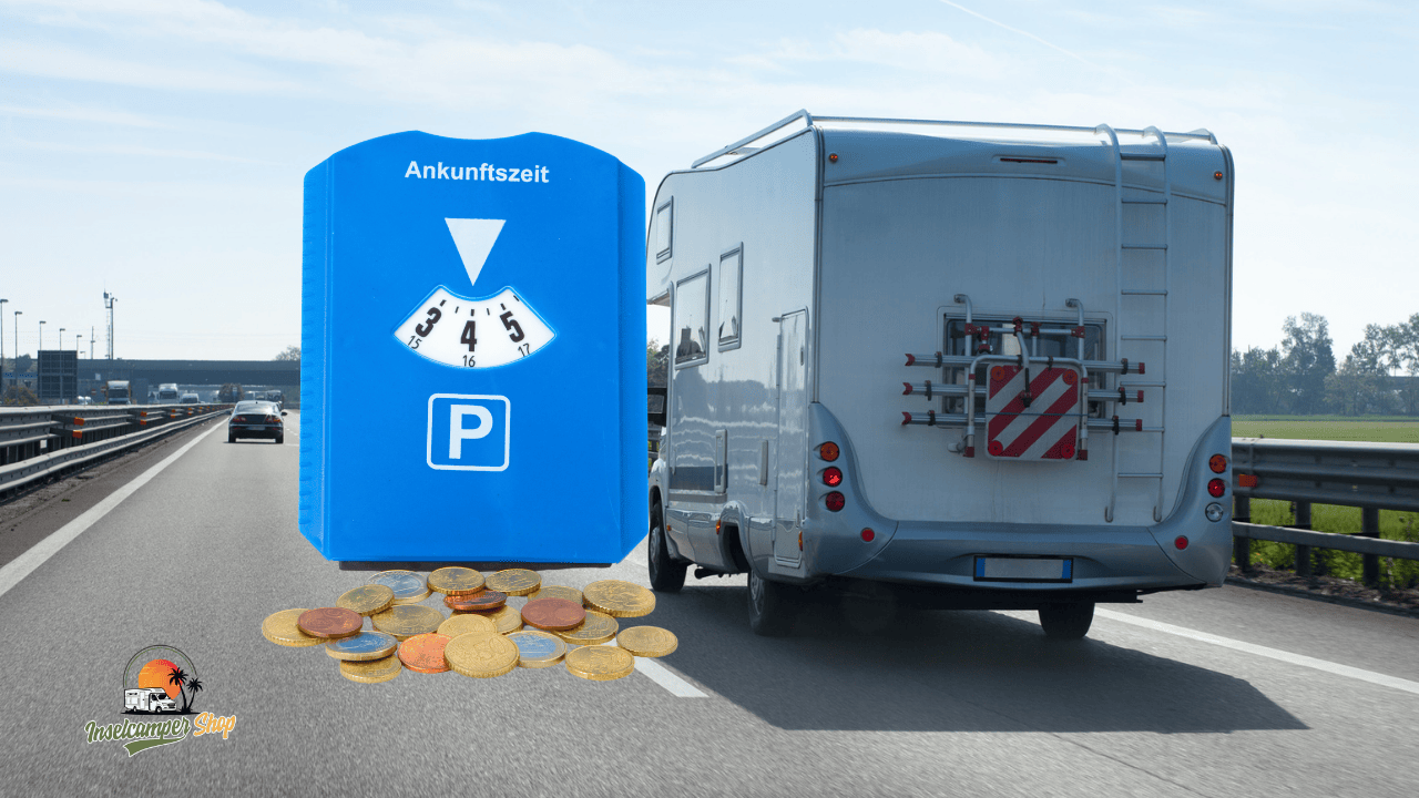 Parkscheibe & Parkzettel beim Wohnmobil