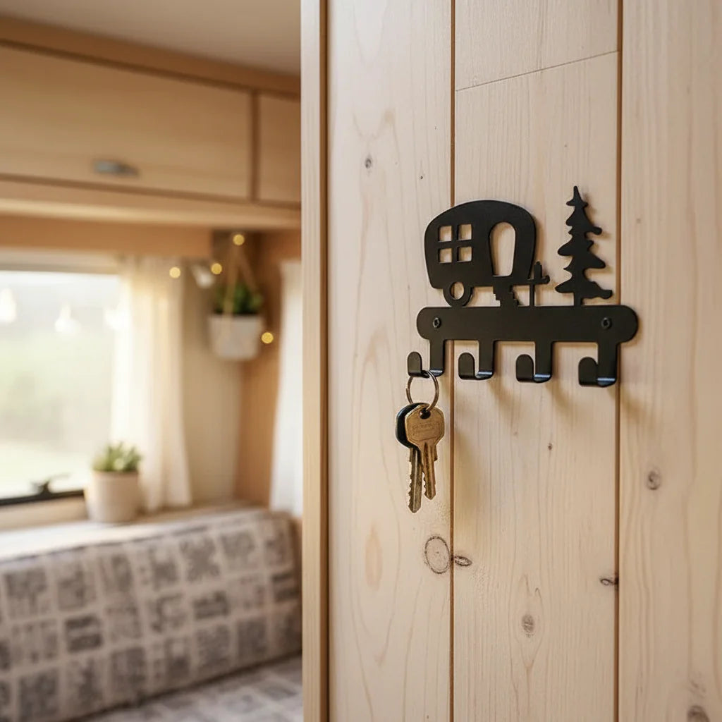 Schluesselhalter fuer Camper dekorativ und praktisch