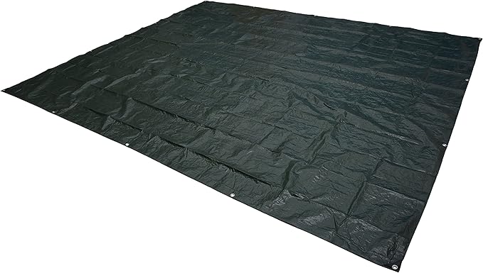Amazon Basics Camping-Plane wasserdicht 2,3 x 2,9 m dunkelgrün als Zeltunterlage