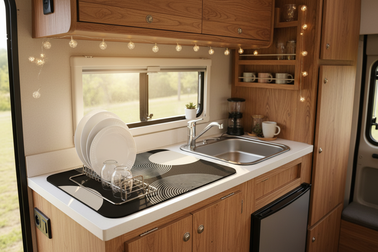 Abtropfmatte für Camper