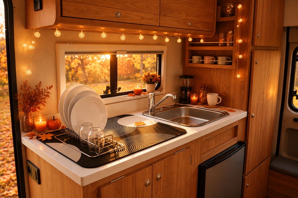 Abtropfmatte für Camper