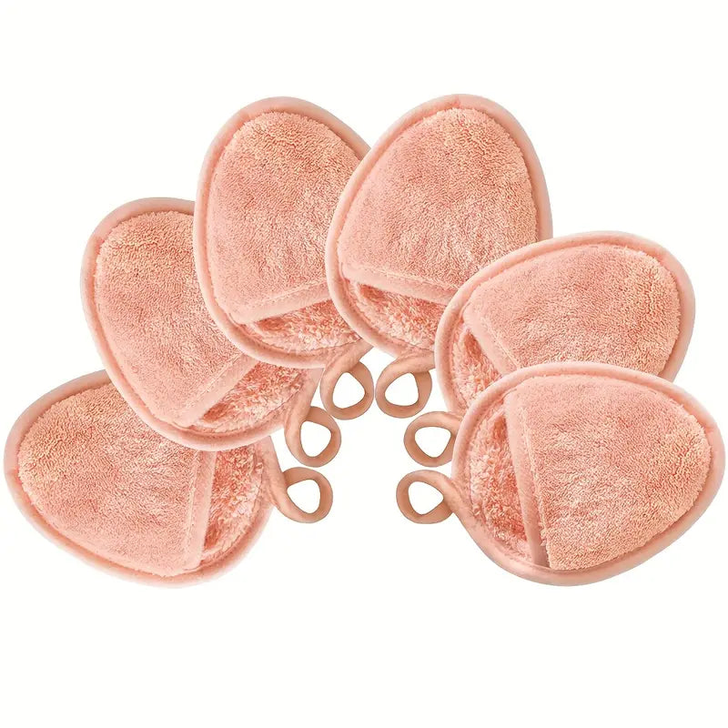 Make-up-Entferner-Tücher – 6 Stück lachsfarben