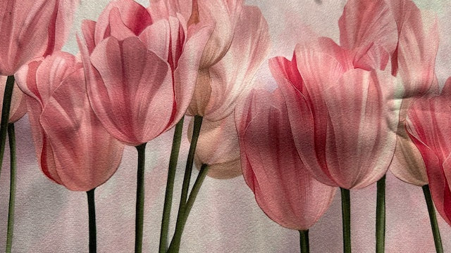 Abtropfmatte "Tulpen" schnell trocknend fürs Wohnmobil