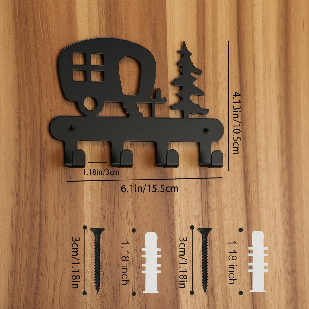 Schlüsselhalter für Camper – robust, dekorativ & praktisch Maße