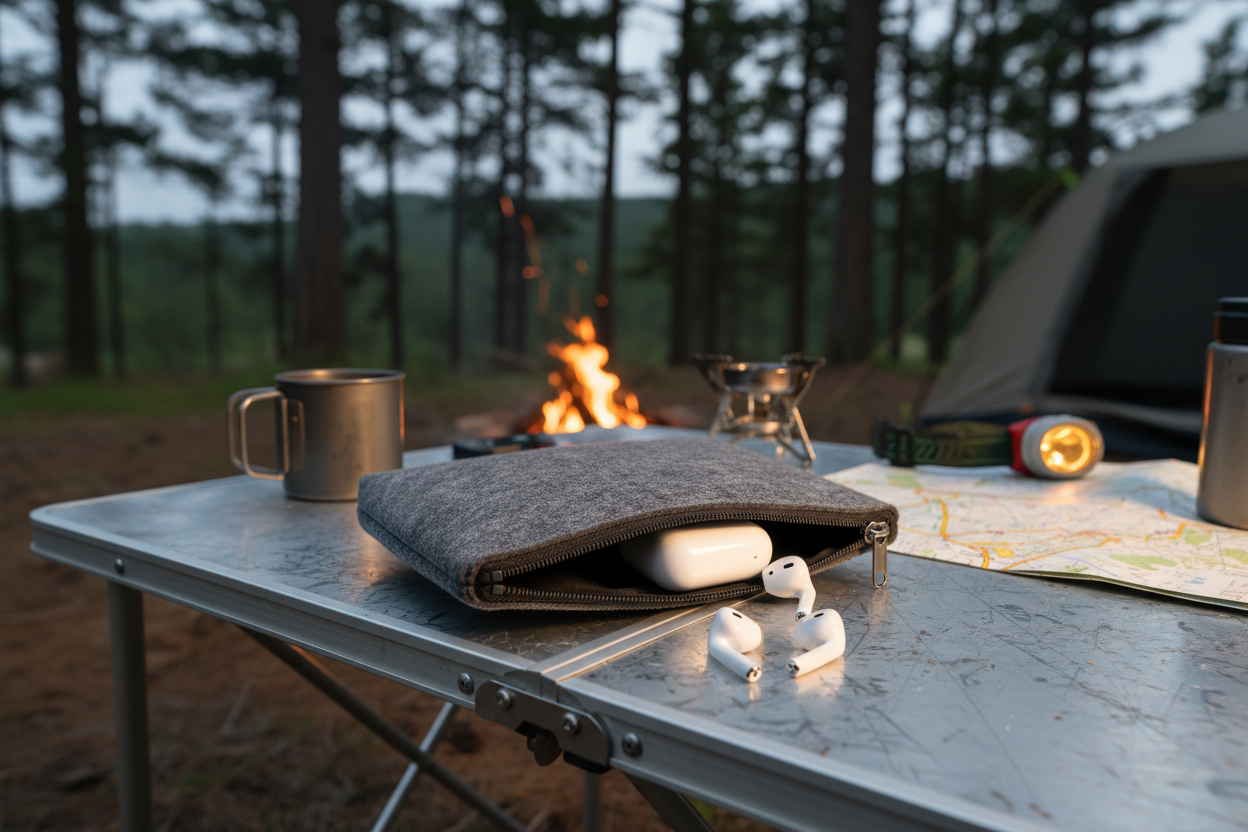 Kosmetiktasche aus Filz