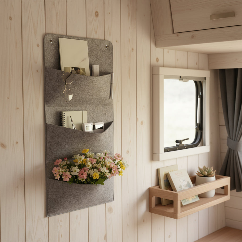 Organizer aus Filz für Wohnmobil Wohnwagen und Camper