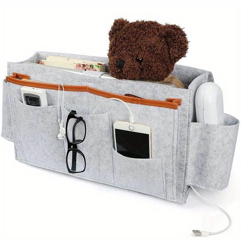Hängetasche Organizer aus Filz/ Hängeaufbewahrung für Handy, iPad, Brille, Buch