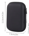 Kopfhörer Tasche Schutztasche Etui Case Cover Hülle für Headphones, Karten & Zubehör Maße