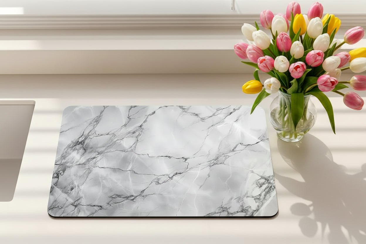 Marmor Abtropfmatte Kaffeematte