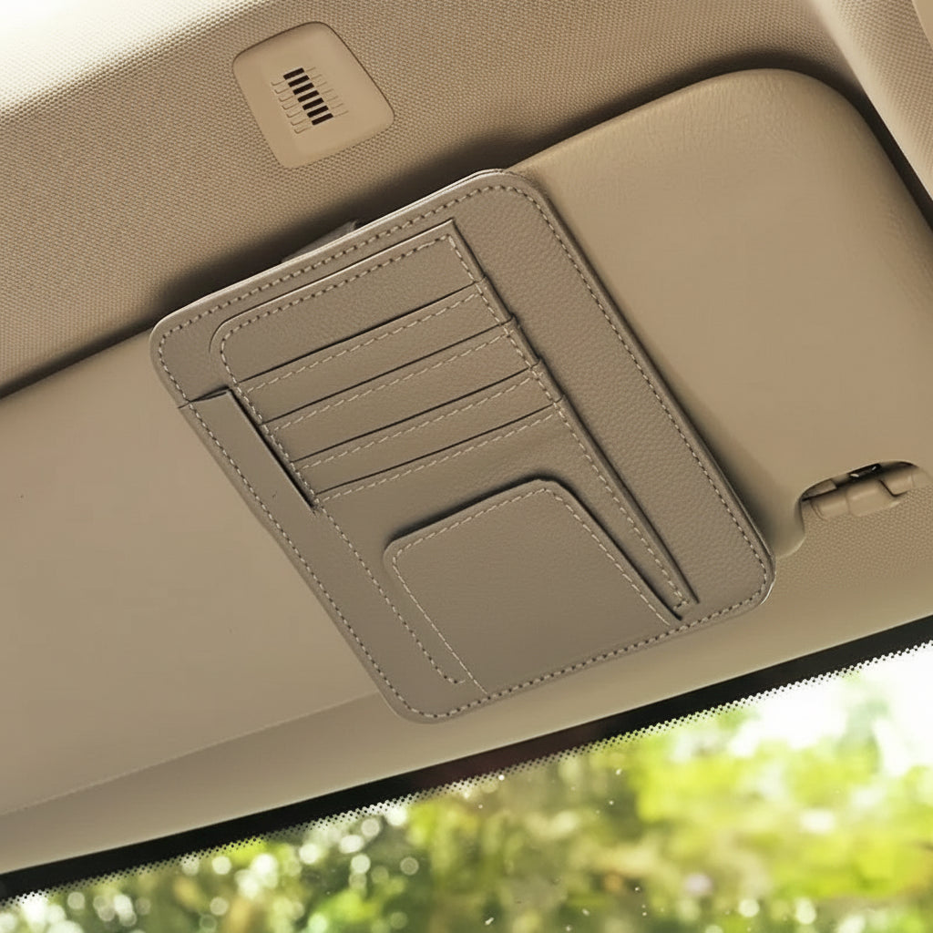 Organizer für Camper Sonnenblende, Brillenhalter, Kartenhalter