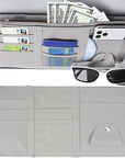 Organizer für Auto/Camper Sonnenblende , Sonnenbrille Halter,  Kartenhalter Multifunktions Aufbewahrungstasche