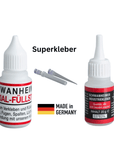 Superkleber Schwanheimer Industriekleber Nr. 100 / 10g + Spezial-Füllstoff 30g Set
