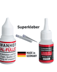 Superkleber Schwanheimer Industriekleber Nr. 100 / 10g + Spezial-Füllstoff 30g Set