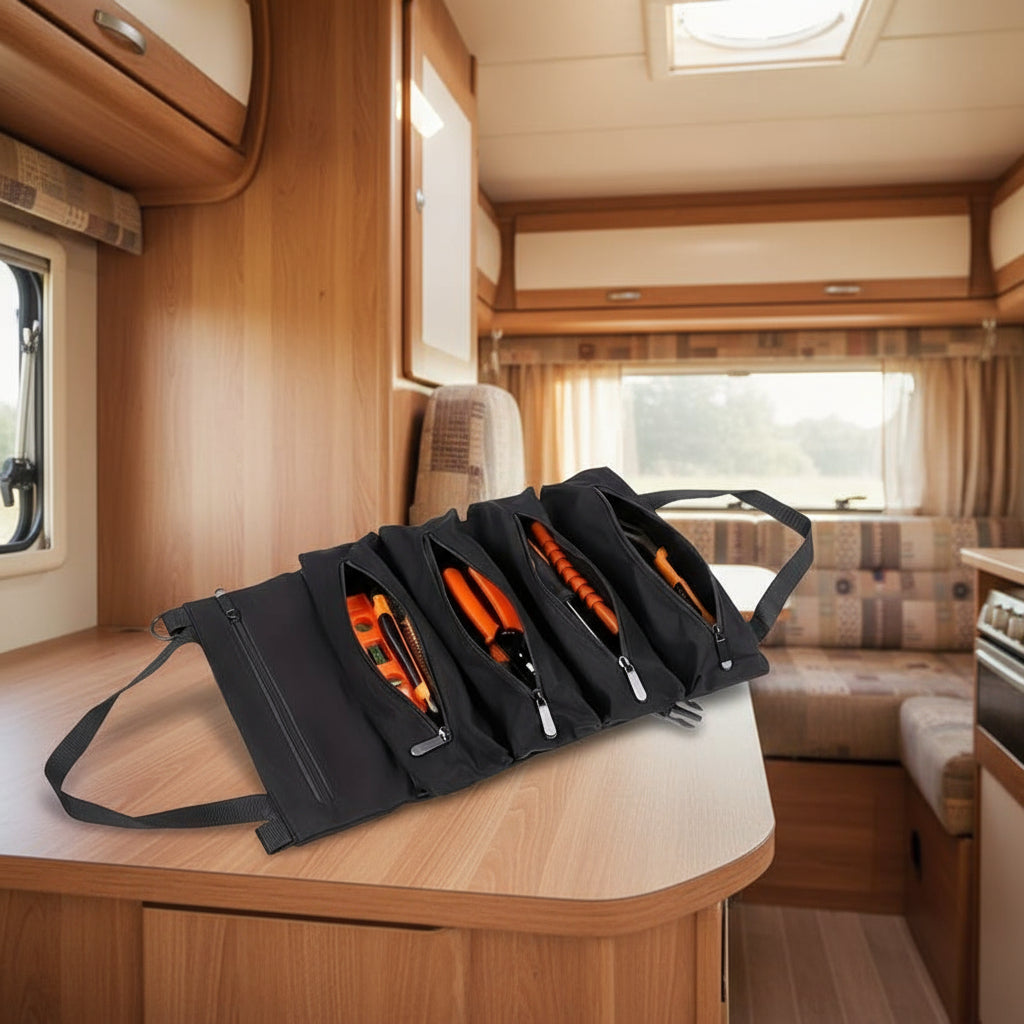 Aufrollbare Werkzeugtasche